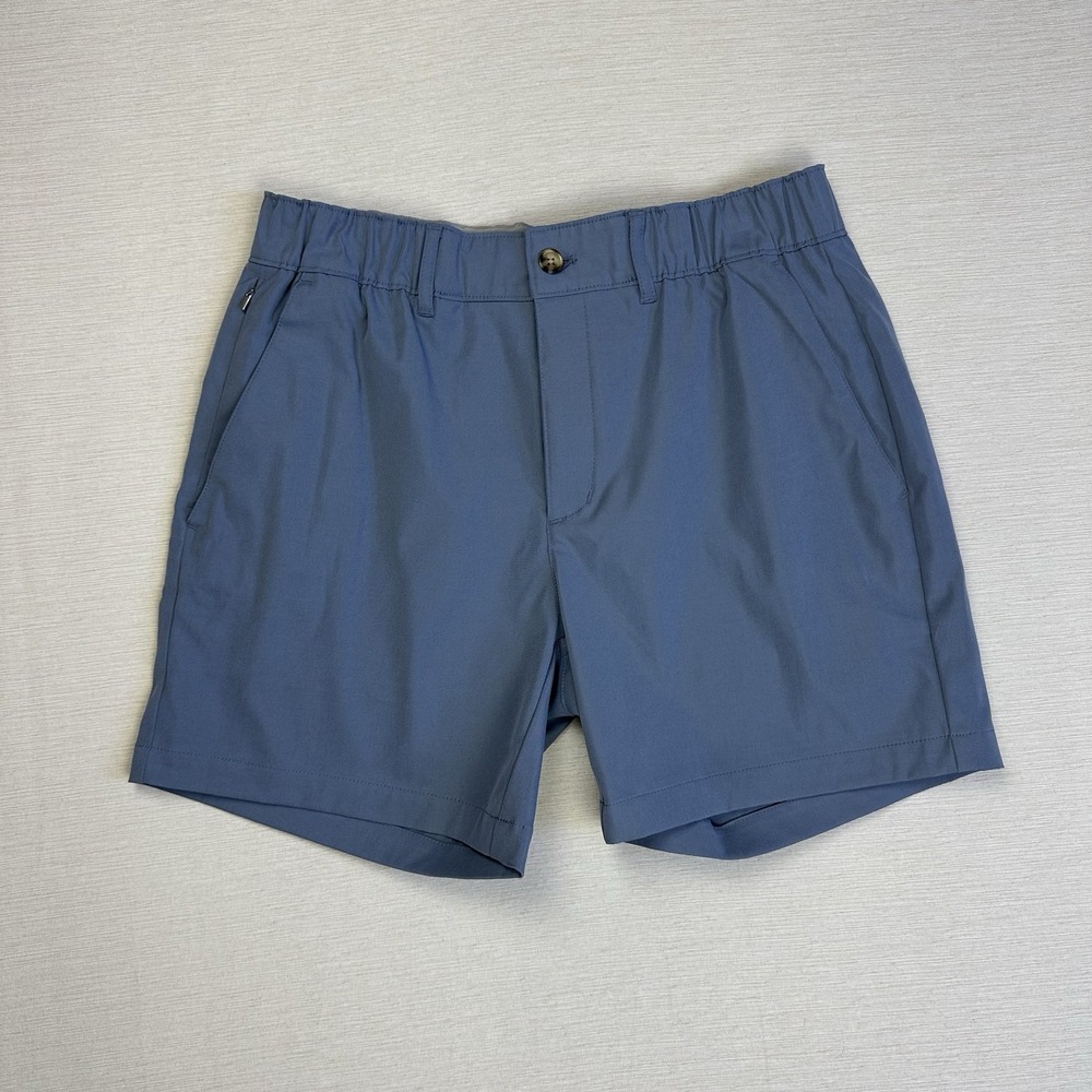 Wowie Chino Shorts Stretch Hiking Surf Beach Outdoors Men Medium Blue Golf